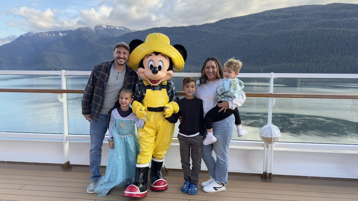 Ben and family on a Disney cruise — the trip that started it all